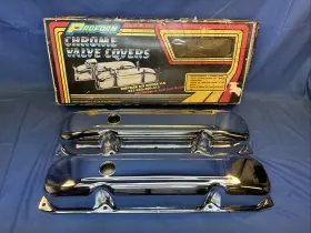 66742 Proform Chrome Valve Covers Big Block Mopar 383 400 440 Dodge Plymouth Chrysler