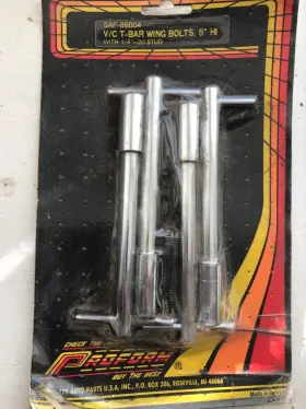 Sap-66004 Proform Valve Cover 4-piece 5 Inch T Bar 1/4-20 Thread P/n New Old Stock