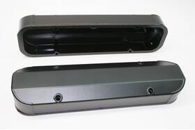 Prw Industries 4045517 Valve Cover Set Aluminum Fabricated Billet Rail Short Design 3mm Thick Top