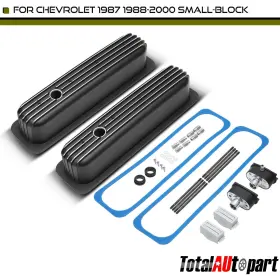 R6191bk 2pcs Engine Valve Cover With Gaskets For Chevrolet 1987-2000 Small-block V8 Sbc