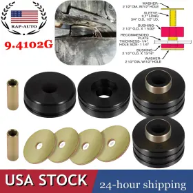 Raqp1250 Ra-auto 9.4102g Universal Body Mounting Bushing Kit For Cars Trucks Hot Rods 10pcs/set