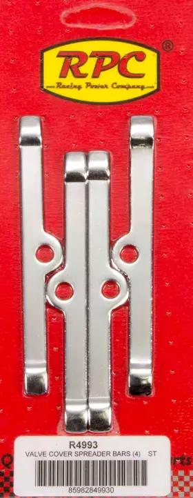 R4993 Racing Power Co-packaged - Chrome V/c Hold Down 4 3/4in Long 4pk