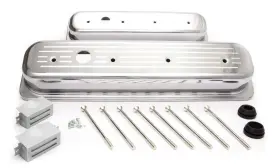 R6037 Racing Power Co-packaged - Sbc Alum Short Center Bolt V/c Milled Polished