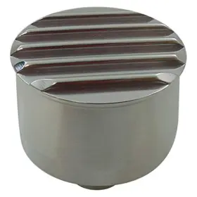 R6107pol Racing Power Company Round Finned Breather Cap Pol Alum