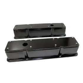 R9769bk Racing Power Company Co-packaged - Sbc Valve Covers Tall 2 Piece Black
