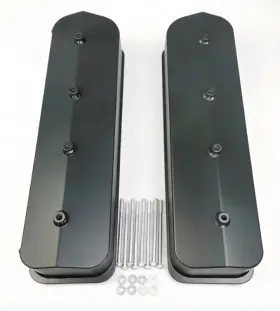 Rodv6719867 Rodspeedracing 1996-2002 Chevy Silverado 1500 5.0l 305 5.7l 350 Vortec Sbc Blk Alu Valve Covers