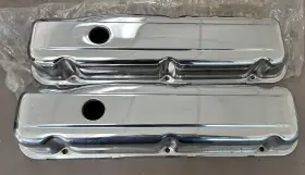 R7554c Rpc Buick Small Block Chrome Valve Covers 1968-81