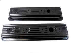 R9702bk Rpc Black Steel Centerbolt Valve Covers 1987-up Chevy 5.0l/5.7l Height