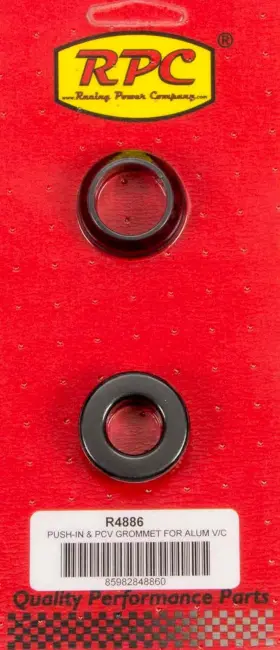 R4886 Rpc Racing Products Company Pcv Grommet - 3/4 In Id 1-1/4 Od Rubber Black Pair