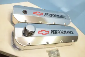 R6248c Rpc Racing Products Company 454 Big Block Chevy Aluminum Fabricated Tall Valve Covers W-bowtie Performance