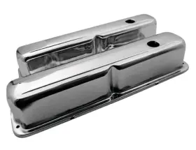 352-390-406-427-428 Rpc Racing Products Company R9296 Tall Chrome Steel Valve Covers 1958-76 Ford V8