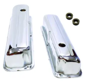 352-390-428 Rpc Sr9296 Chrome Steel Valve Covers - Fits Ford 1958-1976
