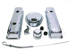 305-350 Rpc Ss3022 Chrome Engine Dress-up Kit - Fits Chevy Small Block 1978-1986 Sbc