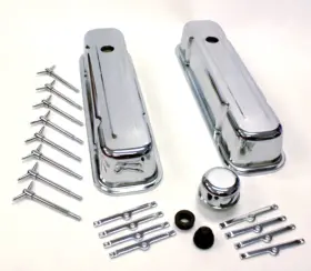 301-455 Rpc Ss3030 Chrome Engine Dress Up Kit Fits Pontiac 1959-1977 Engines