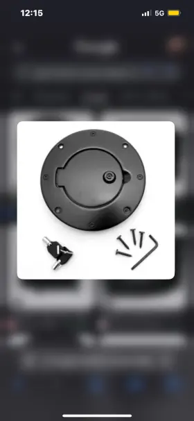 11425.02 Rugged Ridge Billet Gas Cover Black 97-on Wrangler
