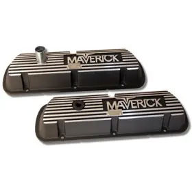 6a582-mav Scott Drake Black Wrinkle Finish Maverick Valve Covers 6a582-mav Scott Drake Black Wrinkle Finish Maverick Valve Covers
