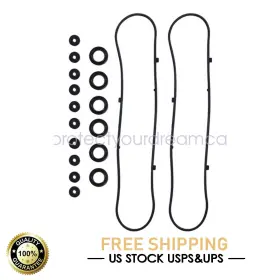 14406495 Soillar Engine Valve Cover Gasket Set Fit 2003-2006 Honda Accord Acura Mdx V6 14406495 Soillar Engine Valve Cover Gasket Set Fit 2003-2006 Honda Accord Acura Mdx V6