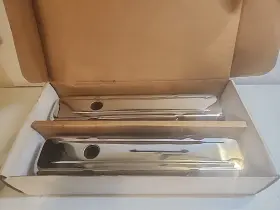 8196 Specialty Chrome Steel Short Height Valve Covers For Small Block Chevy