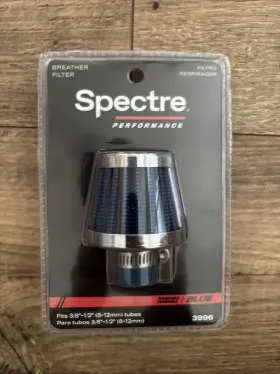 3996 Spectre Clamp-on Valve Cover Breather 2 Diameter 1.75 Height Fits 8mm To 12