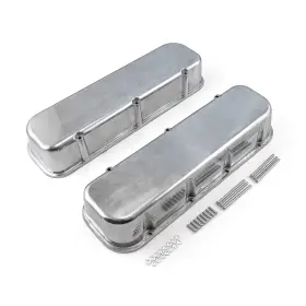 Speedmaster Outlet 840136539148 Chevy Bbc 454 Aluminum Plain Valve Cover - Tall Without Hole