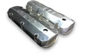 Speedmaster Outlet 840136539834 Chevy Bbc 454 Fabricated Valve Covers Polished Tall With Hole