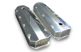 Speedmaster Outlet 840136539841 Chevy Bbc 454 Long Bolt Fabricated Valve Covers Polished Tall With Hole