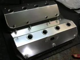 Speedmaster Outlet 840136540052 Hemi 426 Bae Fat Head Polished Fabricated Valve Covers With Breather Hole