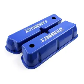 Speedmaster Outlet 840136540540 Ford Sb 289 302 351 Windsor Blue Aluminum Valve Covers Tall With Hole