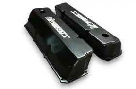 Speedmaster Outlet 840136540595 Ford 302 351c Cleveland Black Aluminum Valve Covers - Tall With Hole