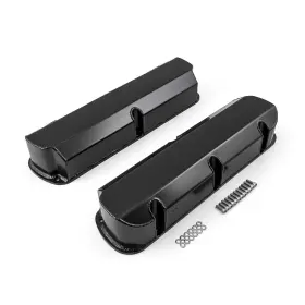 Speedmaster Outlet 840136568629 Ford Sb 289 302 351 Windsor Fabricated Valve Covers Black Tall Without Hole