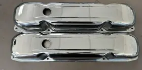 Pce314.1047 Speedmaster Mopar Chrysler Big Block 383 440 Chrome Valve Covers Pair