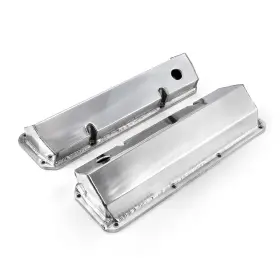 Pce314.1136.01 Speedmaster Ford 302 351c Cleveland Polished Fabricated Valve Covers Tall W Hole G2u