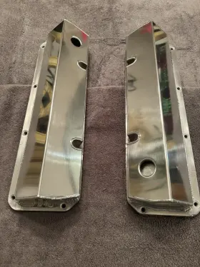 Pce314.1136.03 Speedmasters Fabricated Aluminum Valve Cover For Ford Cleveland Small Block