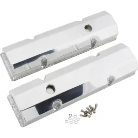 28980918-pol Speedway Motors Fabricated Aluminum Valve Covers Short Bolt Fits Small Block Chevy