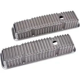 91003059 Speedway Motors Finned Valve Covers Fits Small Block Chevy