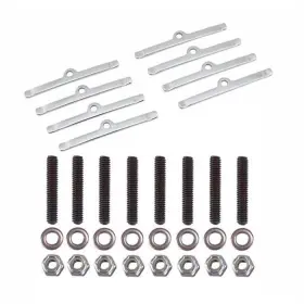 9100419 Speedway Motors Valve Cover Studs Washer Locknuts And Hold Down Clamps Chrome