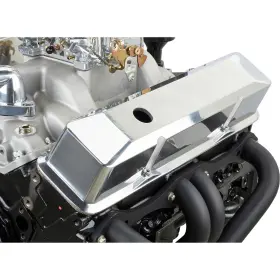 91017104 Speedway Motors 305 350 400 Sbc Chevy Polished Aluminum Tall Valve Covers 3-9/16 Inch Deep