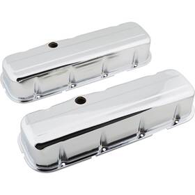 Speedway Motors 91017164 Bbc 396 402 427 454 Tall Chrome Plated Valve Covers Big Block Chevy