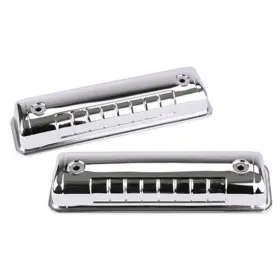 91017176 Speedway Motors Chrome Steel Valve Cover Fits Ford Y-block 91017176 Speedway Motors Chrome Steel Valve Cover Fits Ford Y-block