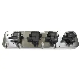 91084853-pol Speedway Motors Sbc Valve Cover Adapters/coil Covers For Ls Fits V8 Polished