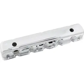 S9233 Speedway Motors Steel Valve Cover Chrome Fits 1966-79 Chevy 6-cyl 194 230 250 292