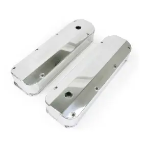Jm8094-7p Top Street Performance Long Bolt Fabricated Aluminum Valve Covers With Breather Holes For Ford Big Block