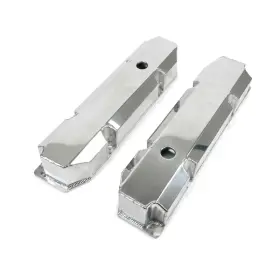 Jm8097-8p Top Street Performance Short Bolt Fabricated Aluminum Valve Covers For Chrysler Big Block