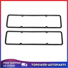 To125655wer Topower Valve Cover Gaskets Fits Sb Chevy 283 305 327 350 383 400 Rubber