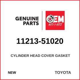 11213-51020 Toyota Genuine 2007-2020 Land Cruiser Cylinder Head Cover Gasket
