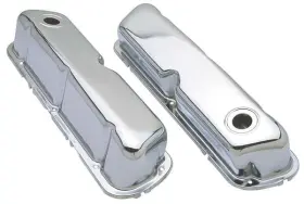 9237 Trans Dapt Performance Sbf Chrome Baffled Valve Covers