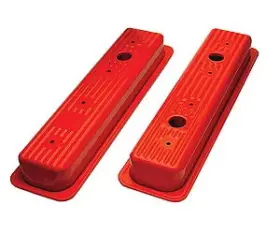9919 Trans Dapt Performance Powdercoated Steel Valve Covers 1987-99 Chevy 5.0l/5.7l Truck Only
