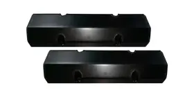 Sc-eg-0003blk Triple X Race Components Valve Cover Set Sbc Billet Rail Black