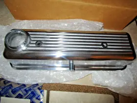 1500vc Triumph Spitfire Mg Midget Alloy Vlave Cover Kit With Cap Hardware Vented Rare