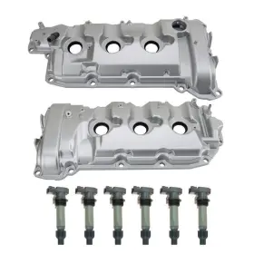 30473-03876144 Trq 2010-2015 Gmc Acadia Ignition Coil Valve Cover Set 8 Pc -